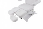Педикюрное кресло электрическое MED-MOS ММКП-3 (КО-195DP) белый с ножной педалью и ПУ